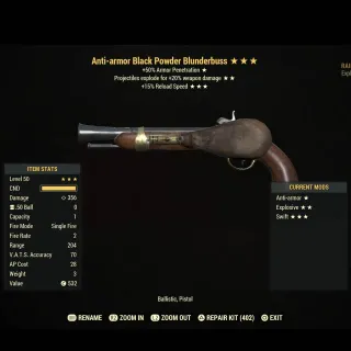 AAE15R BLACK POWDER BLUNDERBUSS