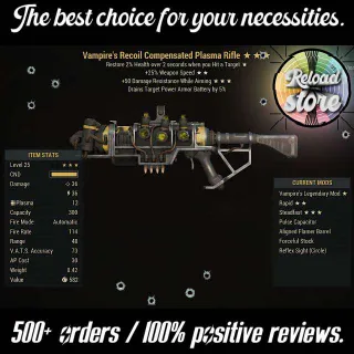 Weapon | V2550aim Plasma Rifle