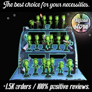 All 20 Glowing Bobbleheads