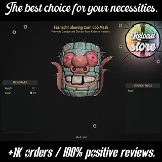 FASNACHT GLOWING CORN COB MASK