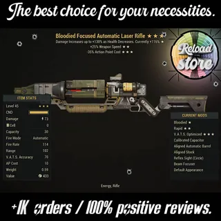 B25FFR35 LASER RIFLE