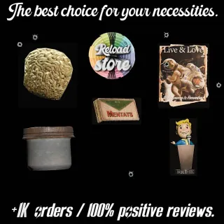 50 CRANBERRY RELISH + 50 BRAIN BOMBS + 50 LIVE AND LOVE 8 + 100 BERRY MENTATS + 50 LEADER