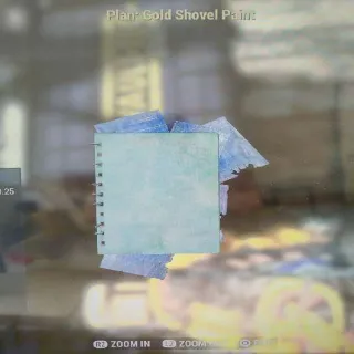 gold shovel paint plan