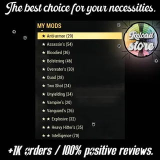 50x Mods of your choice (3 PICS)