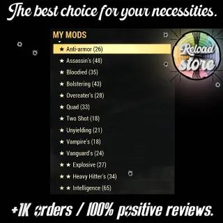 ALL MY 1410 MODS / 1* / 2* / 3* / 4*