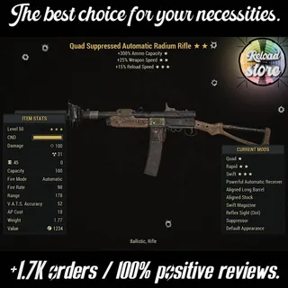 Q25FFR15R RADIUM RIFLE