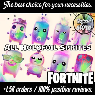 All 15 Holofoil Sprites