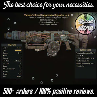 Weapon | V50c25 Cryolator