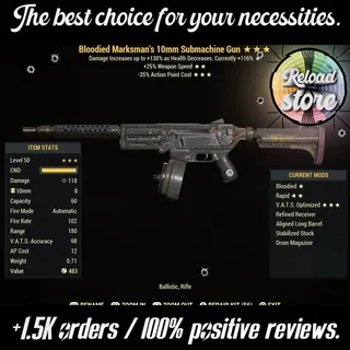 B2535 10MM SUBMACHINE GUN