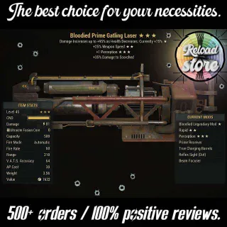 Weapon | B25 Gatling Laser