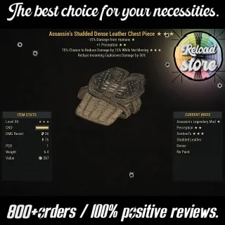 ASSASS/SENT/+1PER CHEST LEATHER