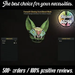 Fasnatch Glowing Scorchbeast Mask