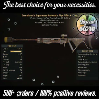 Weapon | Lvl1 Exec50c15c Pipe Rif