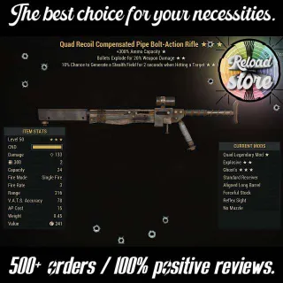 Weapon | QE Pipe Bolt Action