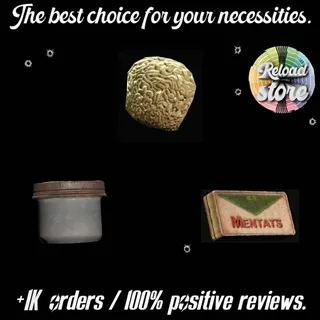 50 CRANBERRY RELISH + 50 BRAIN BOMBS + 100 BERRY MENTATS