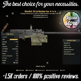 B25FFR15R .50 MACHINE GUN