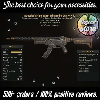 Weapon | Bers50c25 Submachine Gun