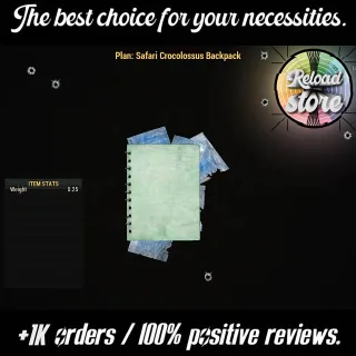 SAFARI CROCOLOSSUS BACKPACK PLAN