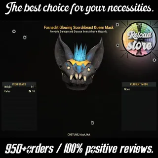 Fasnacht Glowing Queen Mask