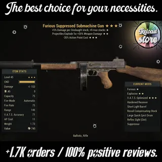 FE35 SUBMACHINE GUN