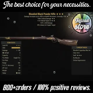 B50C15R POWDER RIFLE