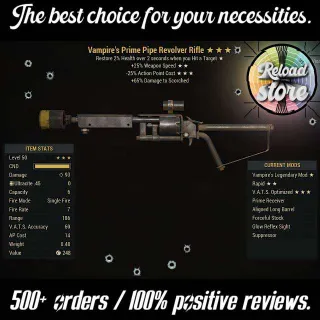 Weapon | V2525 Pipe Revolver