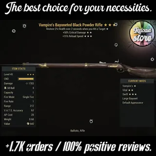 V50C15R BLACK POWDER RIFLE