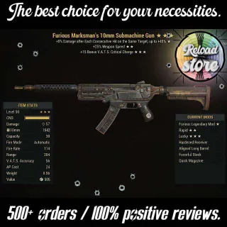 Weapon | F2515c Submachine Gun