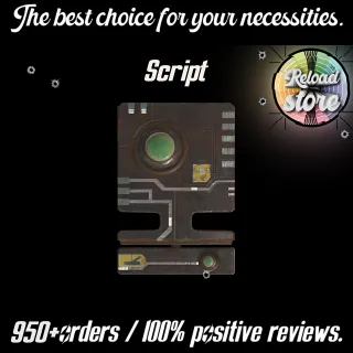 100 REGULAR ARMOR PIECES / 2400 SCRIPT POINTS