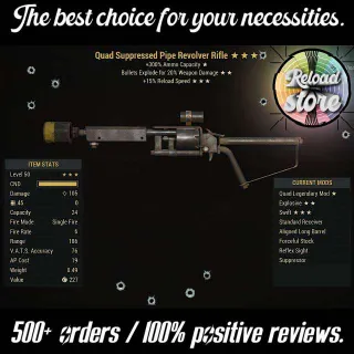 Weapon | QE15r Pipe Revolver