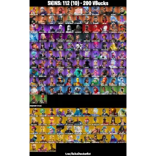 Stacked fortnite skins