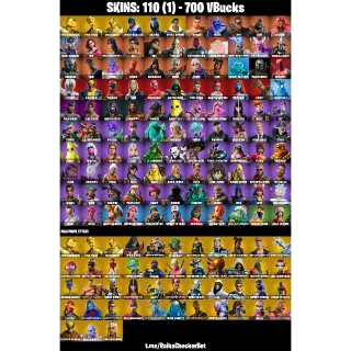 Stacked fortnite skins