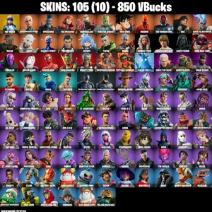 Stacked Fortnite Skins