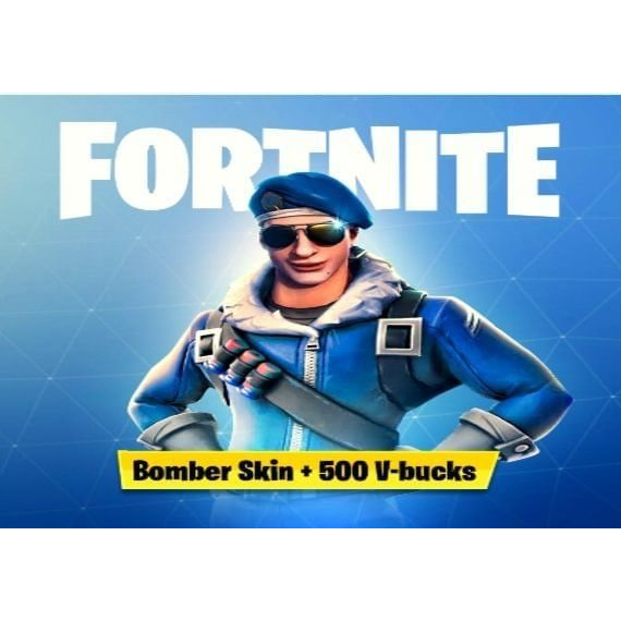 Fortnite Bomber Skin Code 500 V Bucks Na Region Ps4 - 