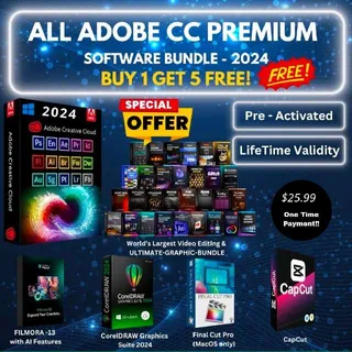 All Adobe Premium CC Lifetime Subscription