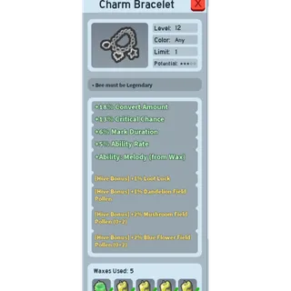 BSS |Melody Charm Bracelet 5% AR | Beequip