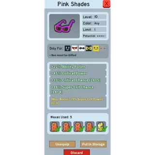 BSS | Pink shades | 9% SCP
