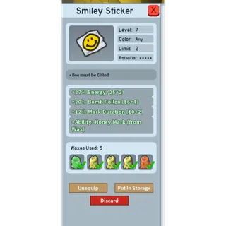BSS | Smiley sticker | 12% MD
