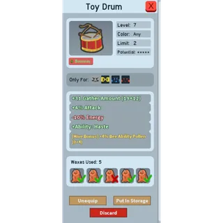 BSS Toy Drum 4% BAP