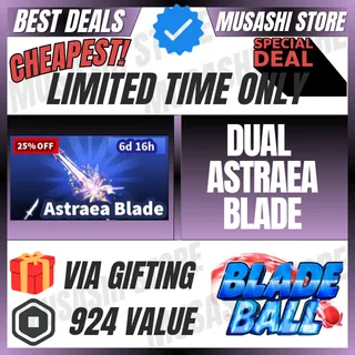 DUAL ASTRAEA BLADE | BLADE BALL