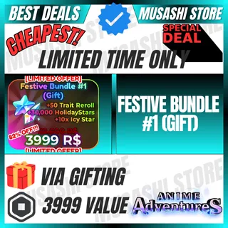 FESTIVE BUNDLE #1 (GIFT) | ANIME ADVENTURE