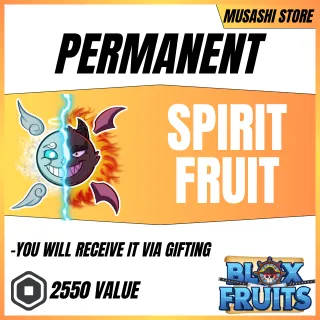 PERMANENT SPIRIT FRUIT - BLOX FRUIT