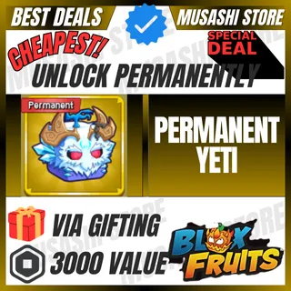 PERMANENT YETI | BLOX FRUITS