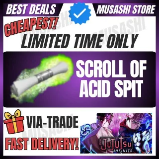 SCROLL OF ACID SPIT | JUJUTSU INFINITE