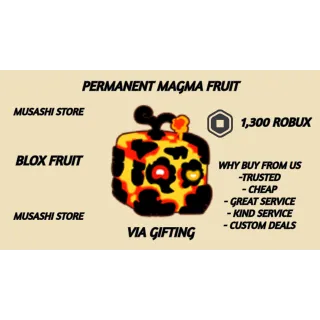 PERMANENT MAGMA FRUIT - BLOX FRUIT
