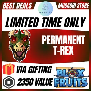 PERMANENT T-REX - BLOX FRUITS