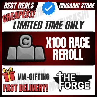 X100 RACE REROLL | THE FORGE