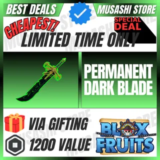 PERMANENT DARK BLADE | BLOX FRUITS