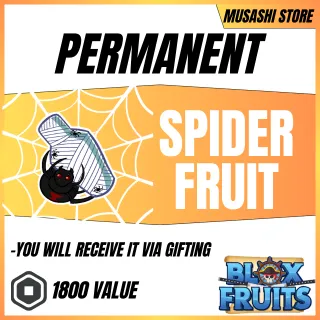 PERMANENT SPIDER FRUIT - BLOX FRUIT