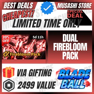 DUAL FIREBLOOM PACK | BLADE BALL